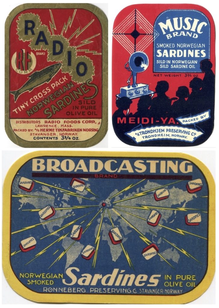 3 labels inspired by radio broadcasting